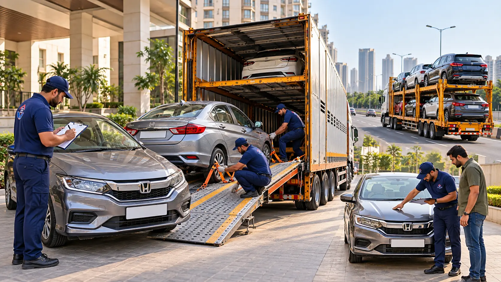 How car transportation works – step by step process