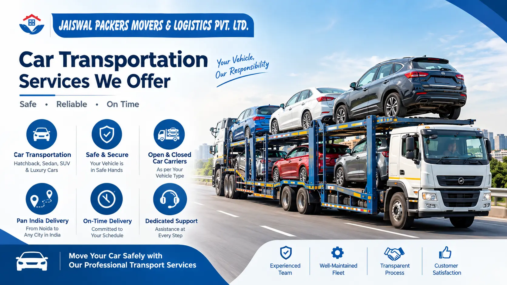Car carrier transport services in Noida