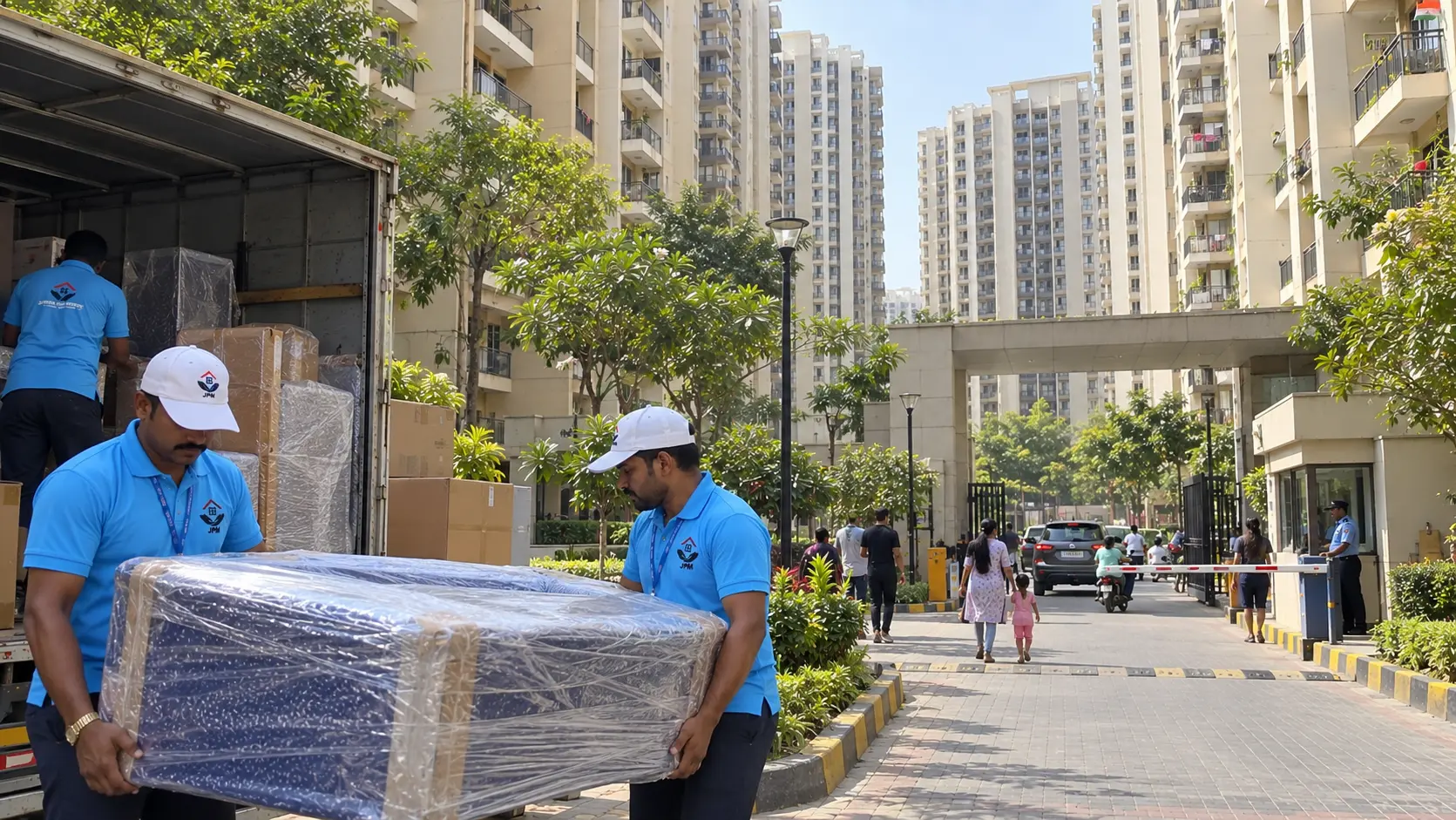 Apartment-to-apartment shifting in Noida