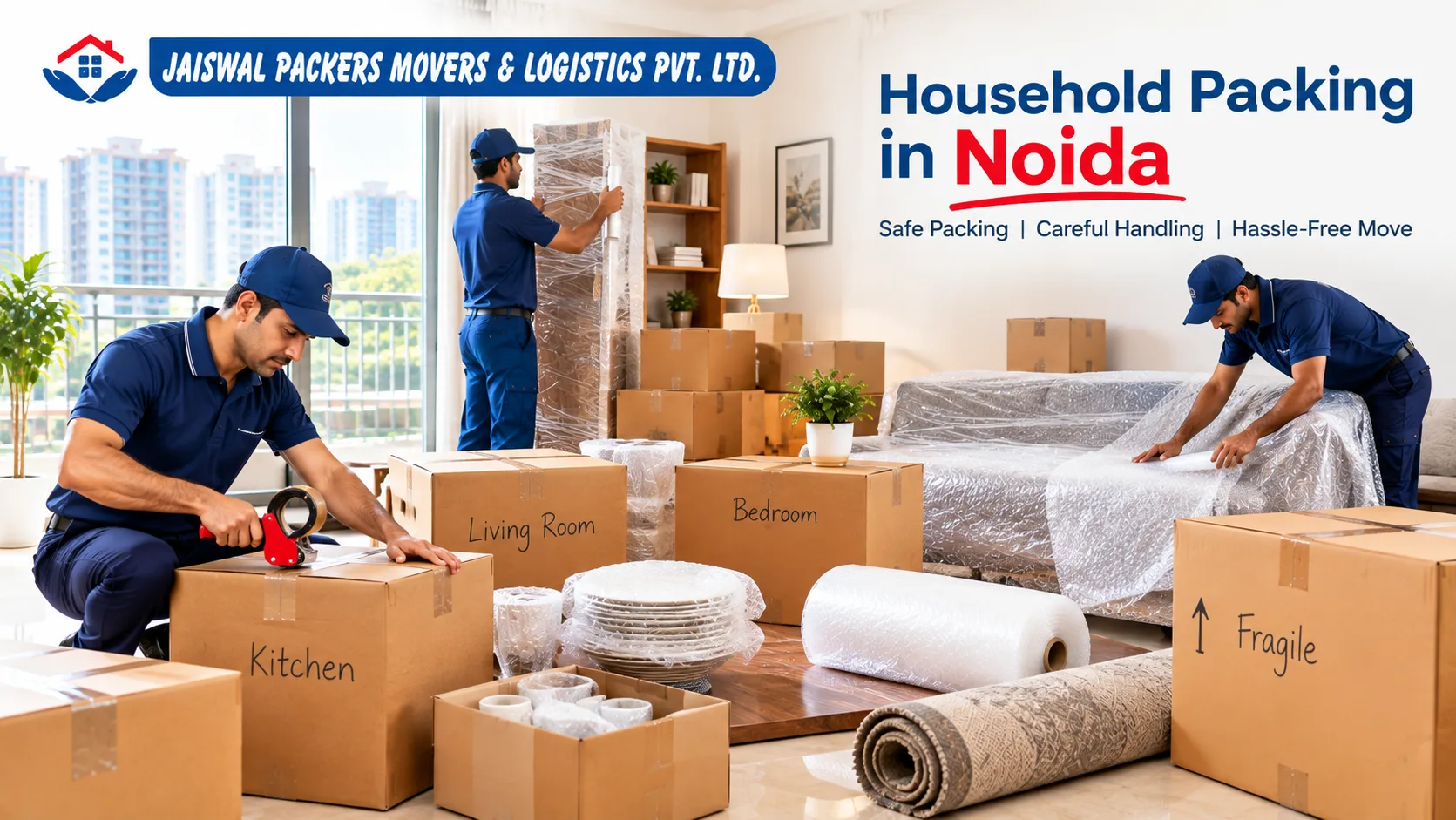 Household packing in Noida